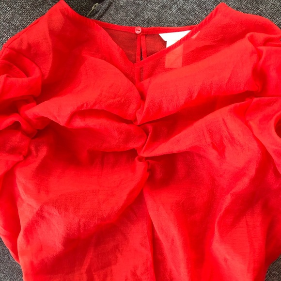 Gorgeous ruched organza shirt - Picture 4 of 6